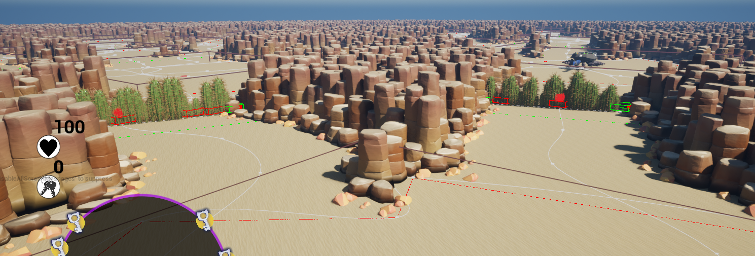 Wasteland Walkers cactus wall debug