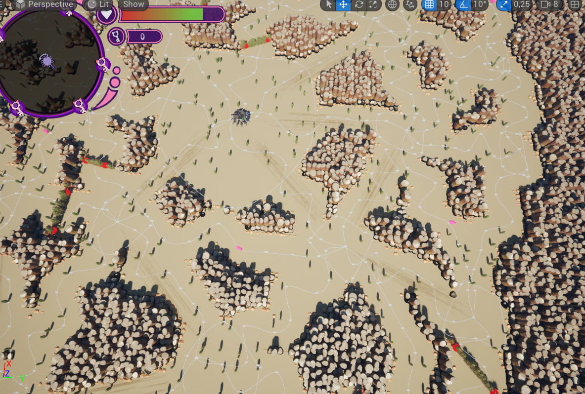 Wasteland Walkers sand storm obstacle