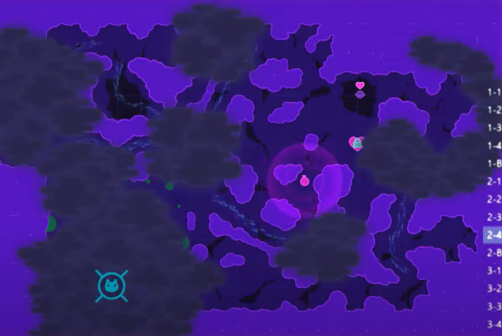 One of the levels from Lovers in A Dangerous Spacetime