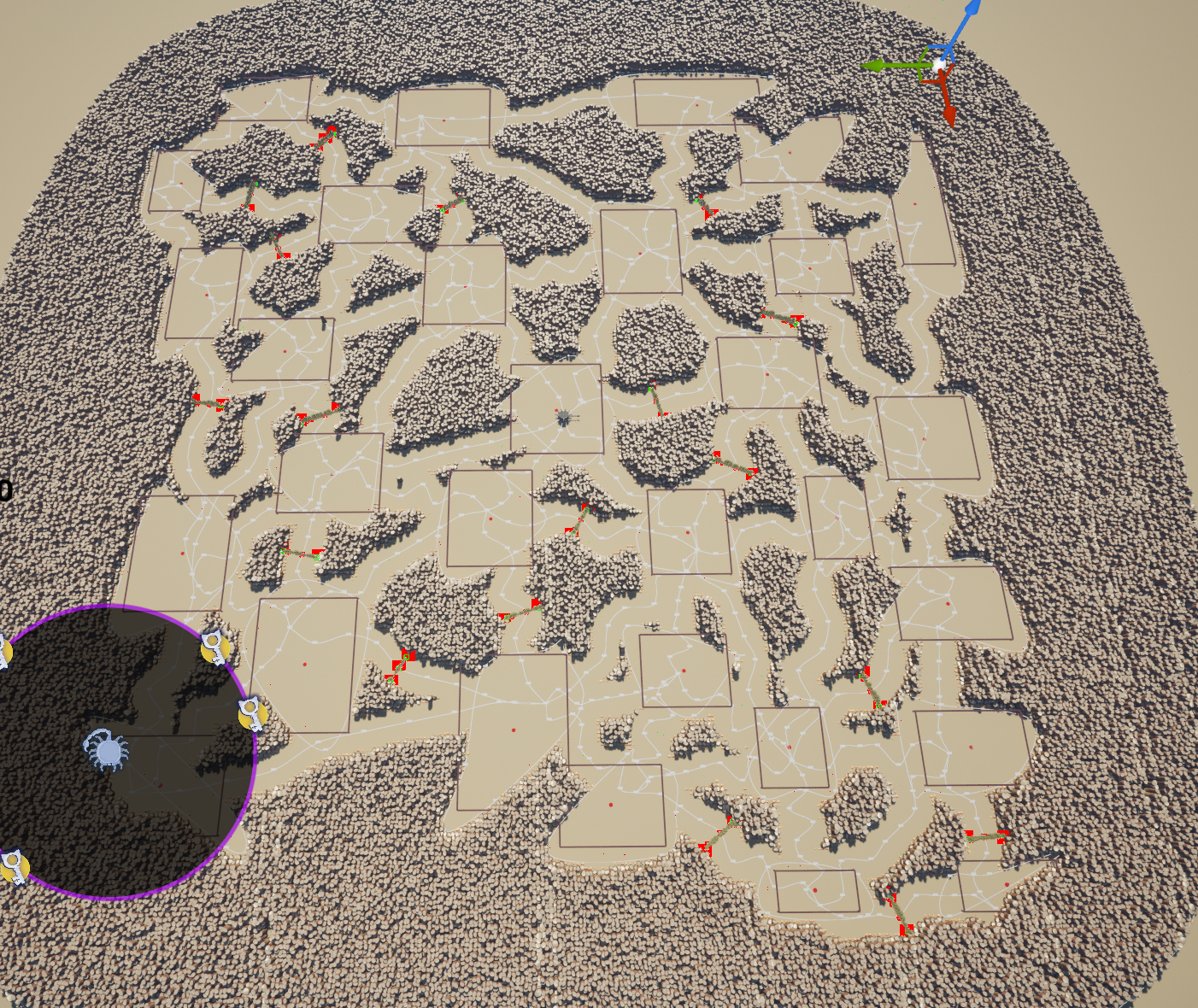 Wasteland Walkers enemy spawner placement